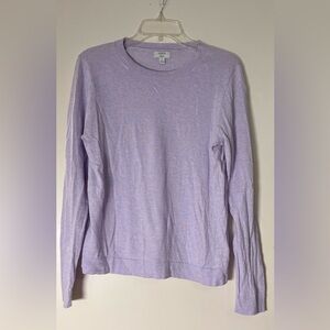 J. Crew Lavender Crewneck Sweater